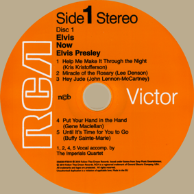 Elvis NOW - disc #1