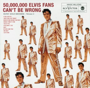 Elvis' Gold Records - Volume 2 - cover