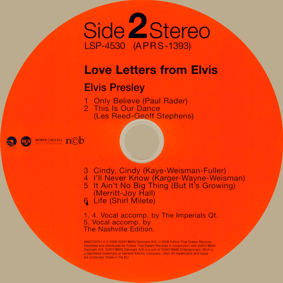 Love Letters From Elvis - disc #2