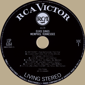 Elvis Sings Memphis, Tennessee - disc #1