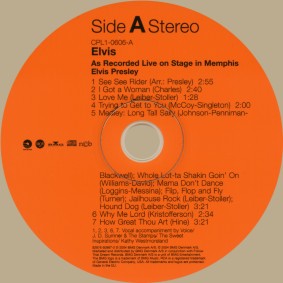 Recorded Live On Stage In Memphis - disc