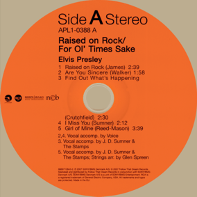 Raised On Rock - disc #1