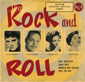 Llego El Rock And Roll - the first record from spain to feature Elvis