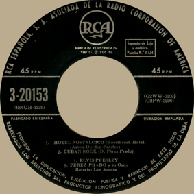 original first release - label from 1956