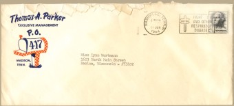 original envelope dated January, 11, 1964