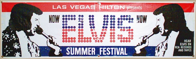 original oil cloth banner from the 1972 Summer Festival