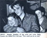 Elvis with Eddie Condon's daughter