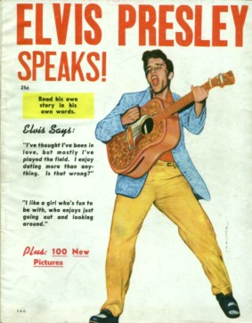 Elvis Presley Speaks! Sold in 1956 for 25c